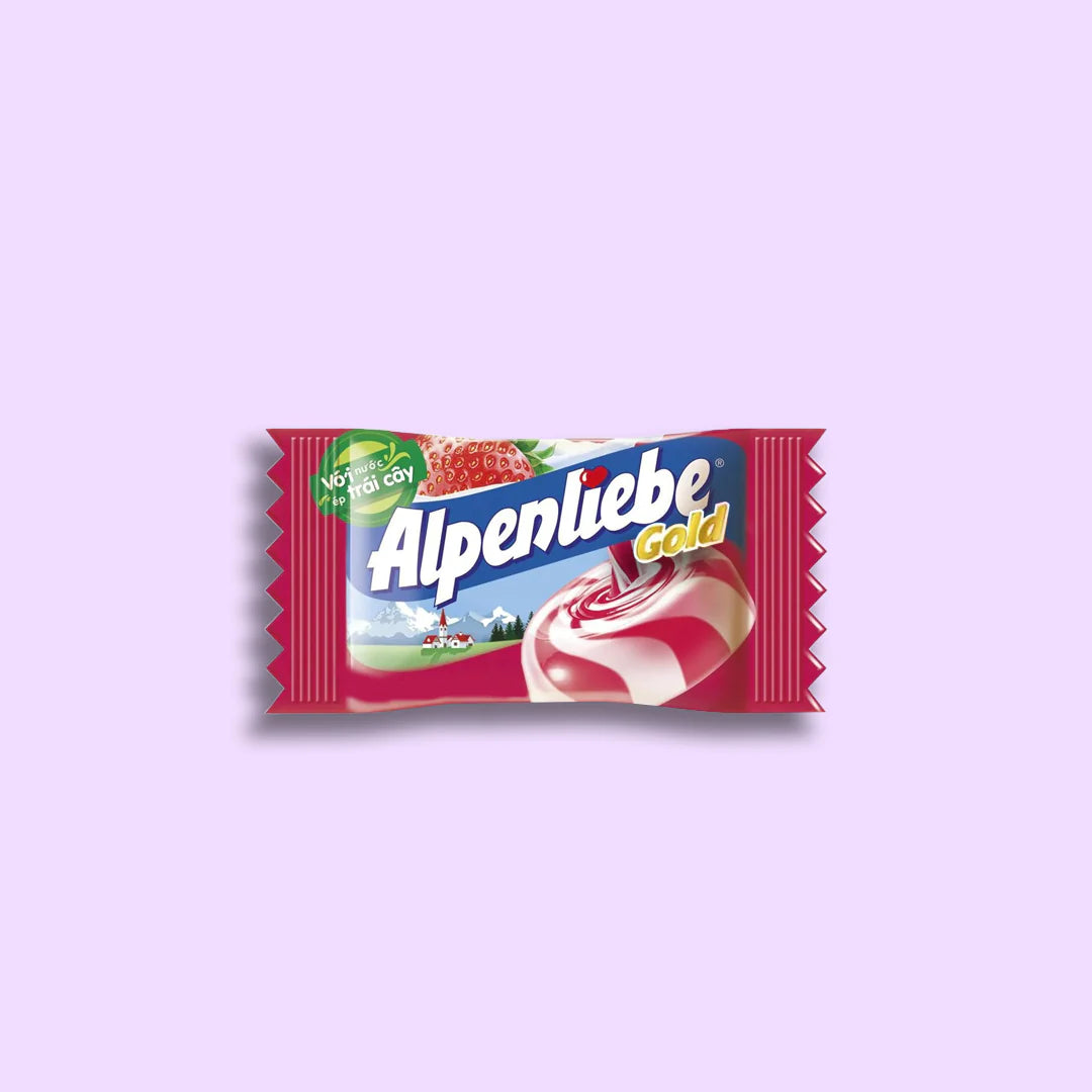 Alpenliebe strawberry/ pack of 20
